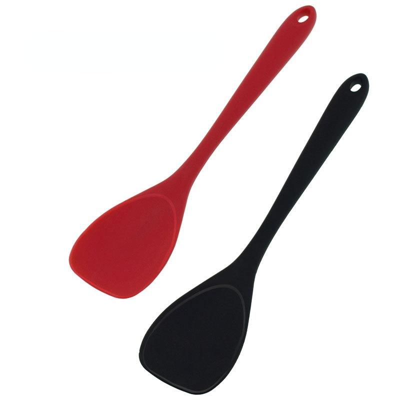 1 шт. термостойкая силиконовая ложка, лопаточка для утиного языка, кухонная лопаточка для перемешивания, кухонная утварь 26,5 см/10,43 дюйма