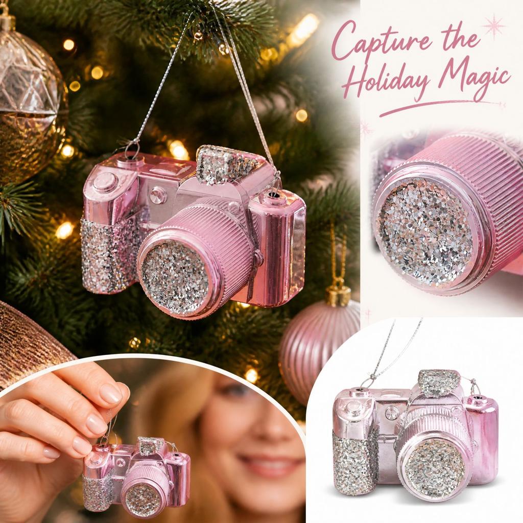 Christmas Plastic Bell Ornaments with Girl, High Heel, Snowman, Suitcase and Furry Earphone Charm Designs