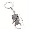 Creative Movable Robot Keychain Retro Simple Cute Cartoon Pendant Keychain Chain 1pc
