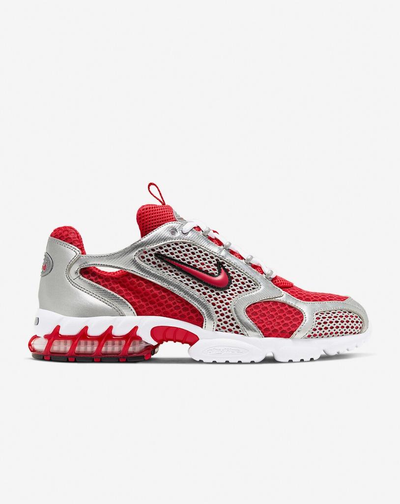 Кроссовки Nike Air Zoom Spiridon Cage 2 (CJ1288) красный/серебристый