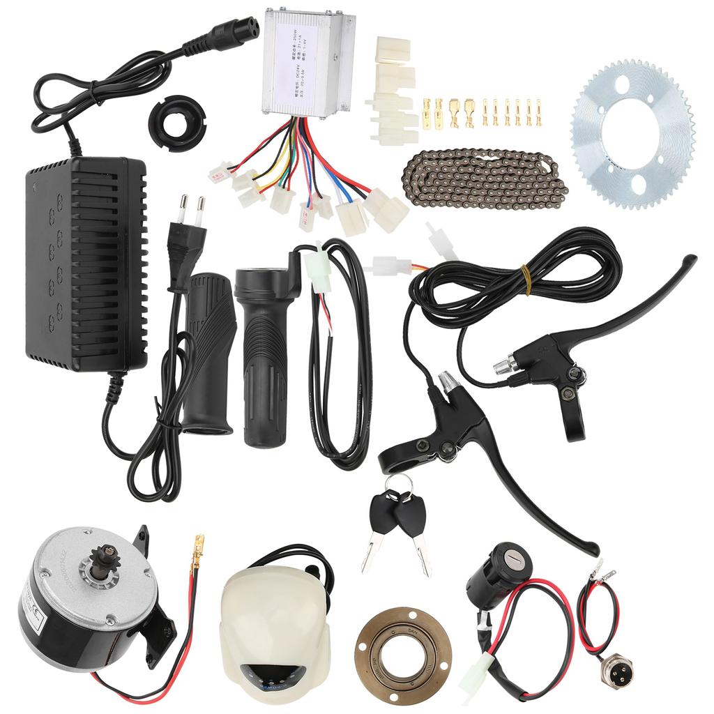 14PcsSet 24V250W DIY Electric Bicycle Conversion High Speed Accessory Kit