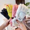 Multifunction Winter Ski Gloves Keep Warm Driving Gloves Simple Men Mittens Outdooor