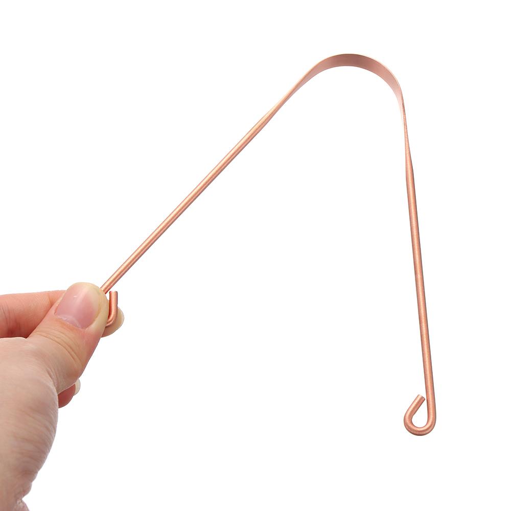 Bad Breath Care Copper Tongue Scraper  Cleaner Stainless Steel Oral Hygiene Dental Cleaning