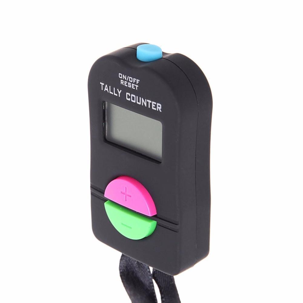 Digital Tally Counter Electronic Hand Held Clicker Sports Manual Clicker
