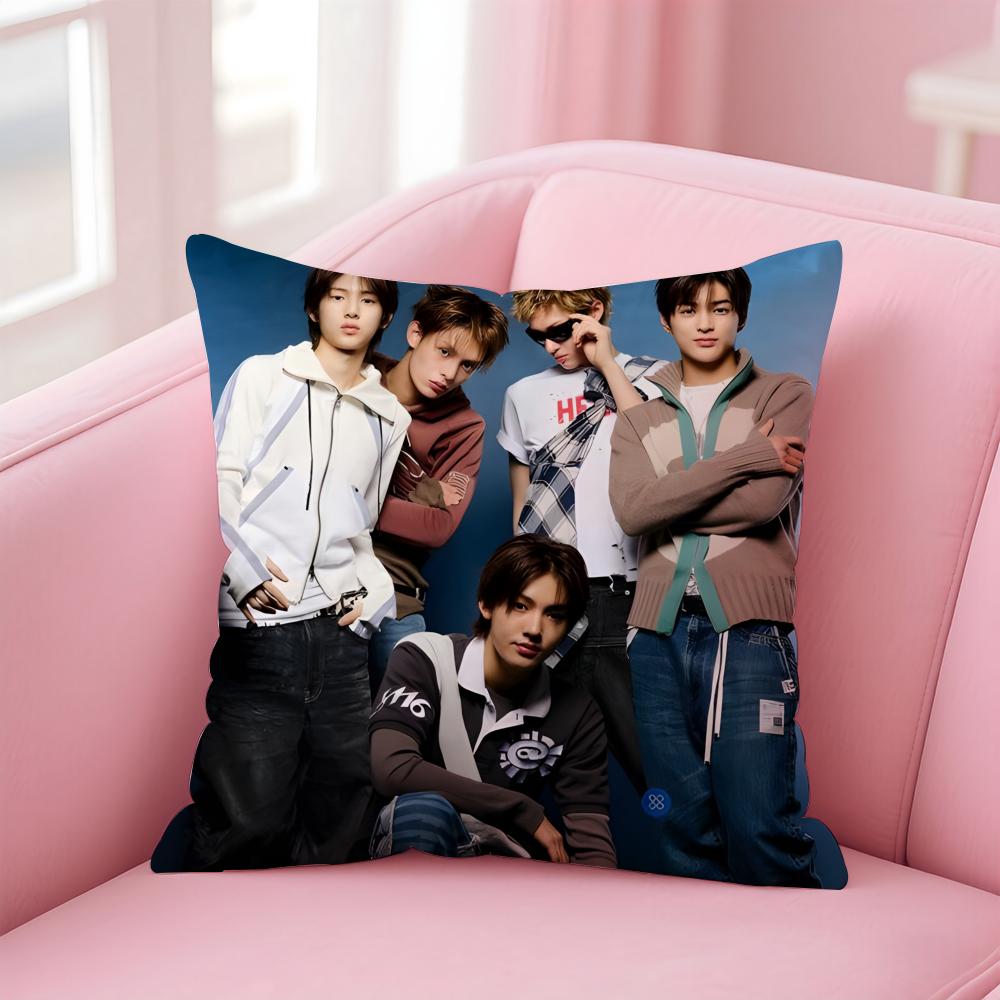 Korean Handsome Boy Group CCortis Cushion Cover Pillow Case Soft Skin Friendly Fabric Concealed Zipper