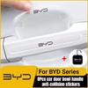 8 шт. Автомобильные наклейки против царапин на ручки дверных чаш для BYD Atto 3 EV Yuan Plus Song Plus Dmi Dolphin Seal Tang Han Qin F3 E6 Act
