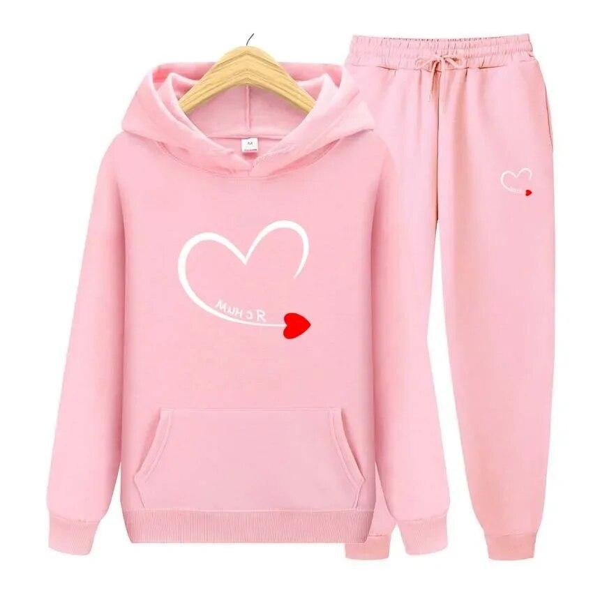 Толстовка с принтом King Queen для пар, толстовка с длинными рукавами, брюки для бега, лоскутный костюм для фитнеса и бега, повседневная одежда