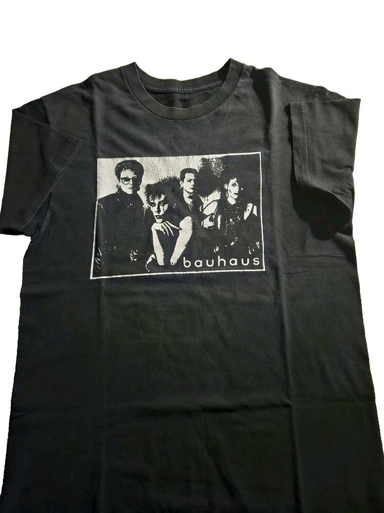 Винтажная футболка Bauhaus Мужская Размер L Готик Рок-группа Панк Музыкальная Футболка Y2K 00-х Унисекс Футболка