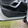 Car Inner Door Stickers for Peugeot 2008 2014 - 2018 4Pcs Carbon Fiber Anti-kick Sticker Door Protector Interior Accessories