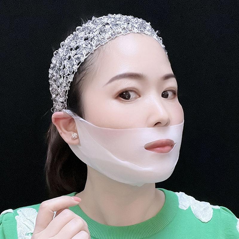 Дружелюбная к коже гелевая эластичная тканевая маска Double V Cloth Mask Эластичная маска Увлажняющая маска
