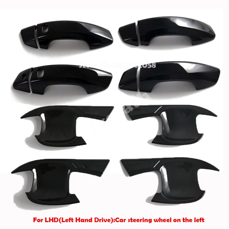 LHD RHD Для BYD SEAL 5 dmi Chaser 05 Chazor King DM-i 2024 2025 ABS углеродное волокно черный Наклейка на кузов Накладка на ручку двери
