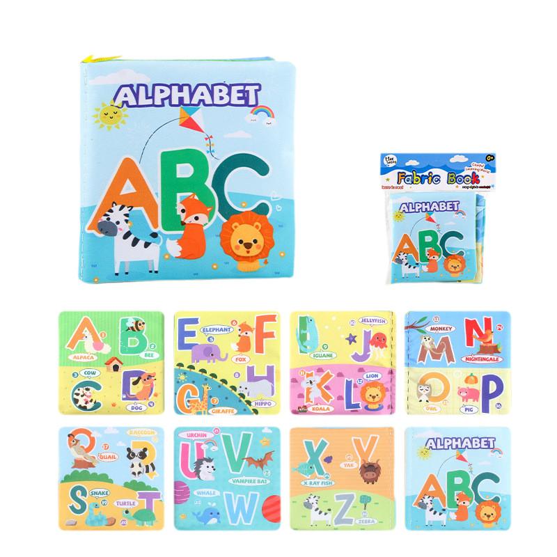 Книга-руководство для раннего развития ребенка 'Фермерские животные', устойчивая к разрывам, познавательная тканевая книга для малышей