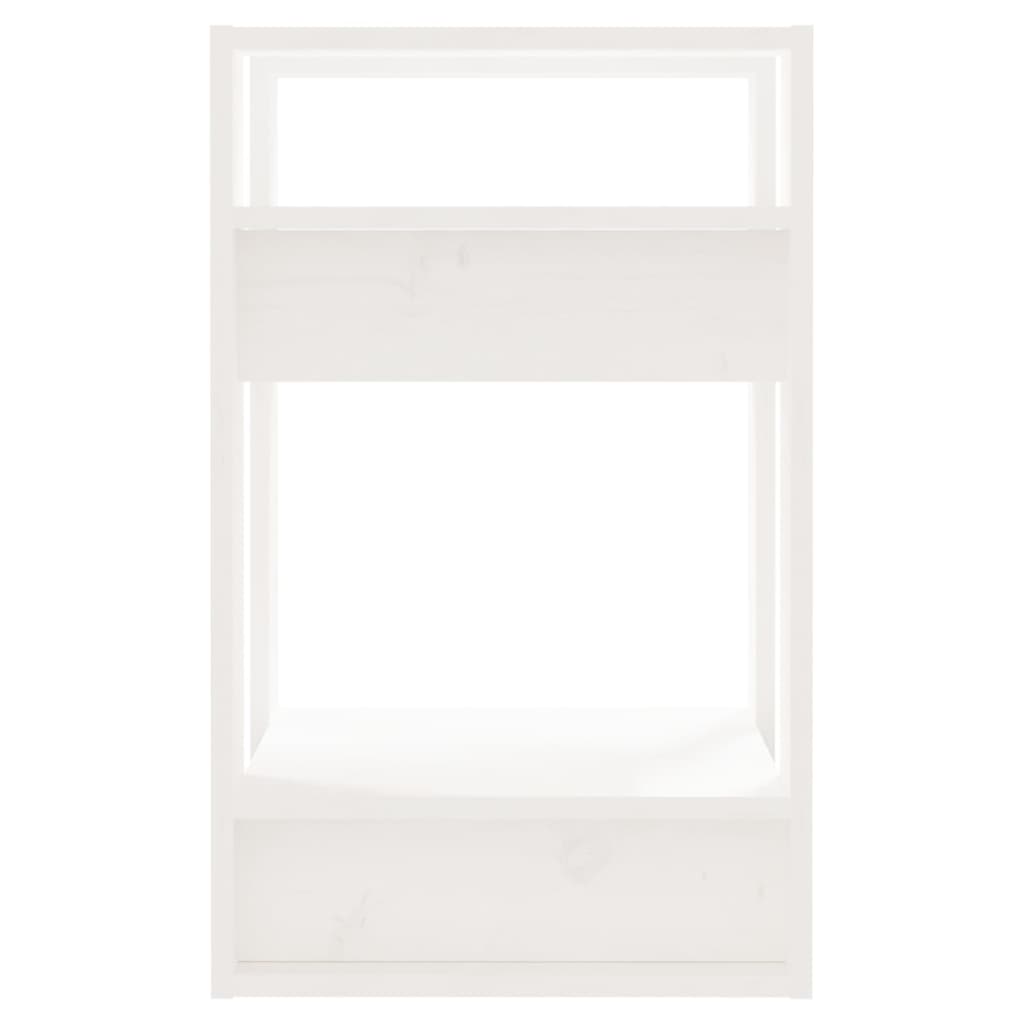 Vidaxl Книжная полка/Перегородка, Белый, 41X35X57 см, Сосна