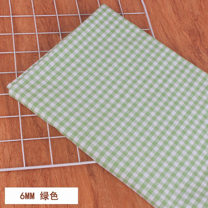 100% Хлопок Мелкая Клетка Ткань на Метр для Юбок Одежды Наволочек Шитье Дышащая Плательная Ткань Розовый Желтый Гипоаллергенный