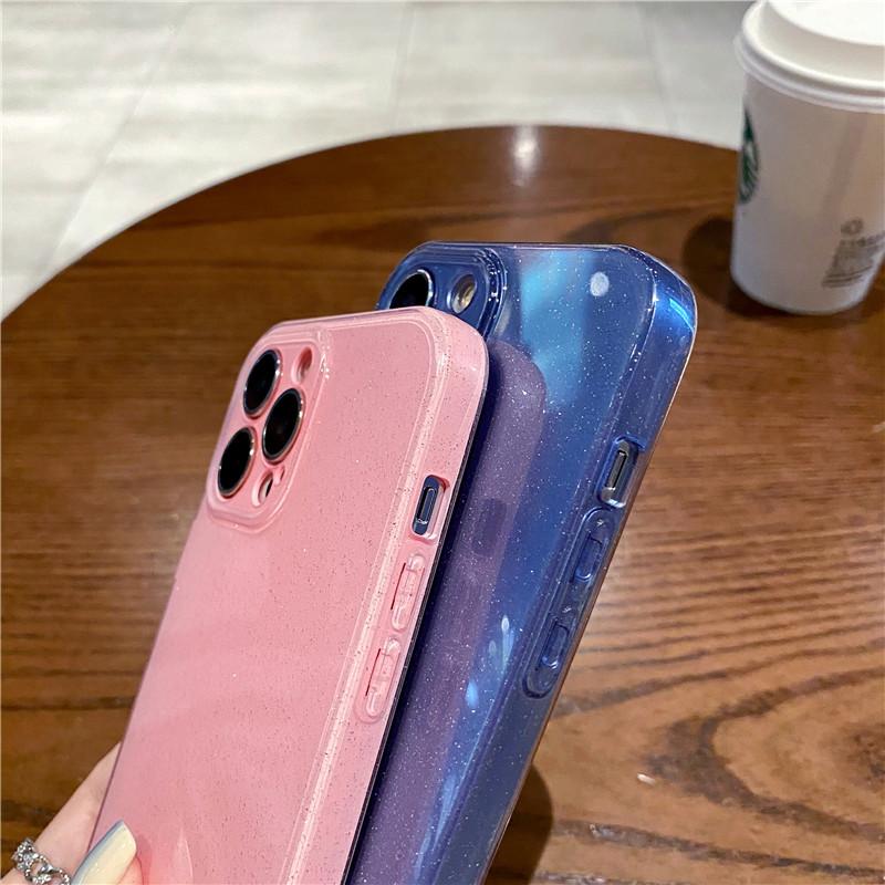 Сияющий блестящий противоударный чехол для телефона Iphone 14 13 11 12 Pro Max Xr Xs Max 13pro, мягкий силиконовый бампер, защитный чехол для линз