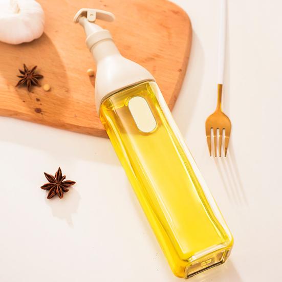 500 мл прозрачная стеклянная бутылка для масла, герметичная бутылка для хранения приправ, масло для приготовления приправ, банка для соевого соуса, кастрюля для уксуса, диспенсер