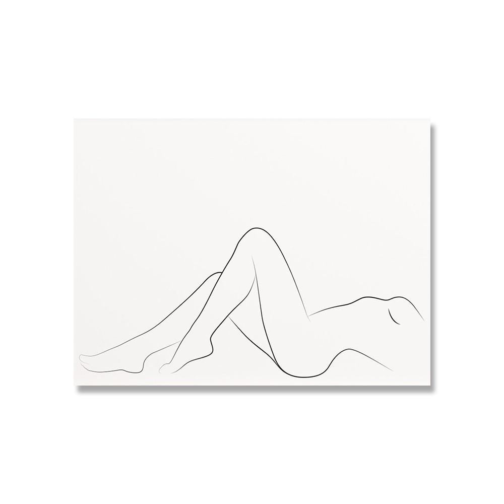 Скандинавские минималистичные черно-белые фигуры, линии искусства, сексуальная женщина, руки, тело, обнаженная стена, холст, картины, постеры, принты, декор для спальни