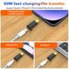 FONKEN PD60W Lightning Male To USB C Female Adapter Connector Fast Charging Data Adaptor Converter for iPhone 15 Series