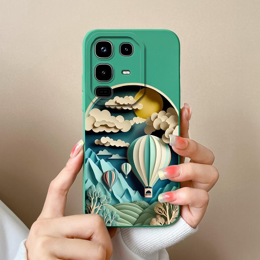 Для телефона Infinix Note 50 Pro Plus 40 50x Модный чехол с узорами «Звездное небо» и «Кот», Гладкий жидкий силикон, Высококачественный противоударный чехол для Infinix