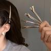 10 шт. Металлические серебристые заколки для волос 8,5 см для женщин, для укладки, секционирования, салонные шпильки-зажимы, объем у корней, DIY инструменты для клипс, аксессуары для головы