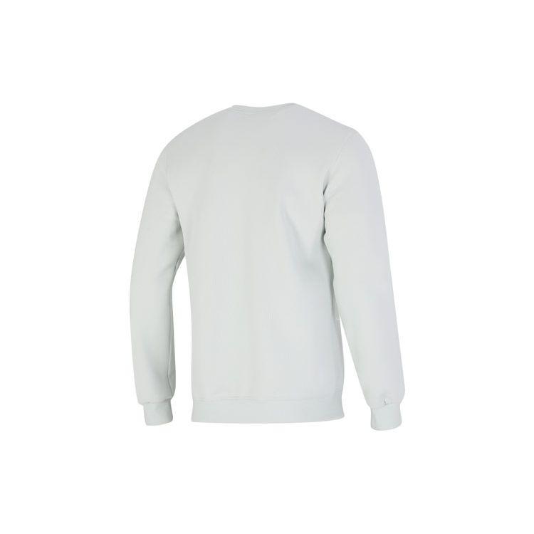 Adidas Простая буква большой логотип печать спортивная повседневная круглая горловина толстовка мужская льняная-зеленая HP1434