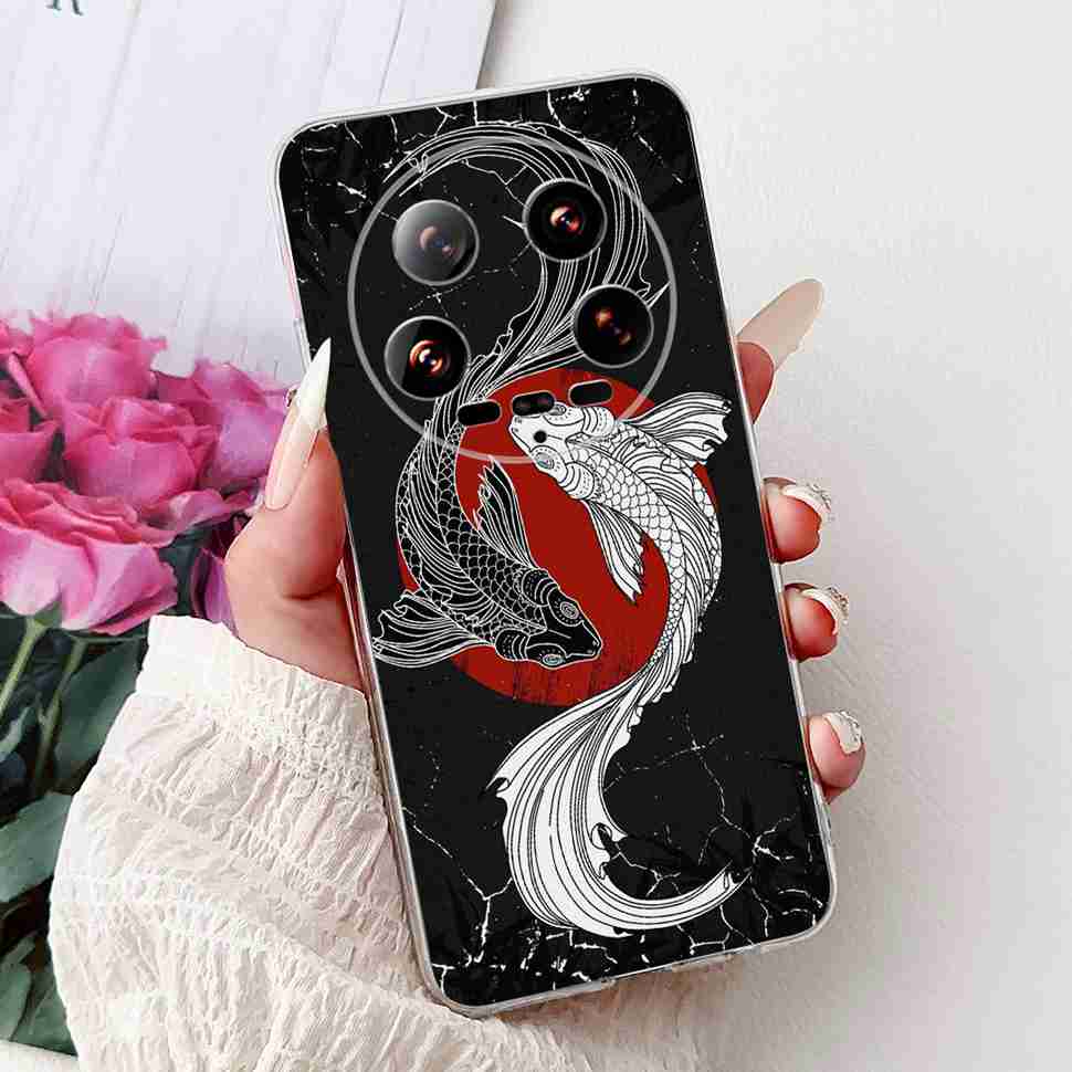 Case For Xiaomi 14 Ultra Butterfly Silicone Soft Phone Cover For Xiaomi Mi 14 Mi14 Ultra Shockproof Back Fundas Xiaomi 14Ultra