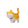 Decor Desktop Ornament Cartoon Cat Figurine Simulation Animal Model With Bowknot Mini Kitten Statue