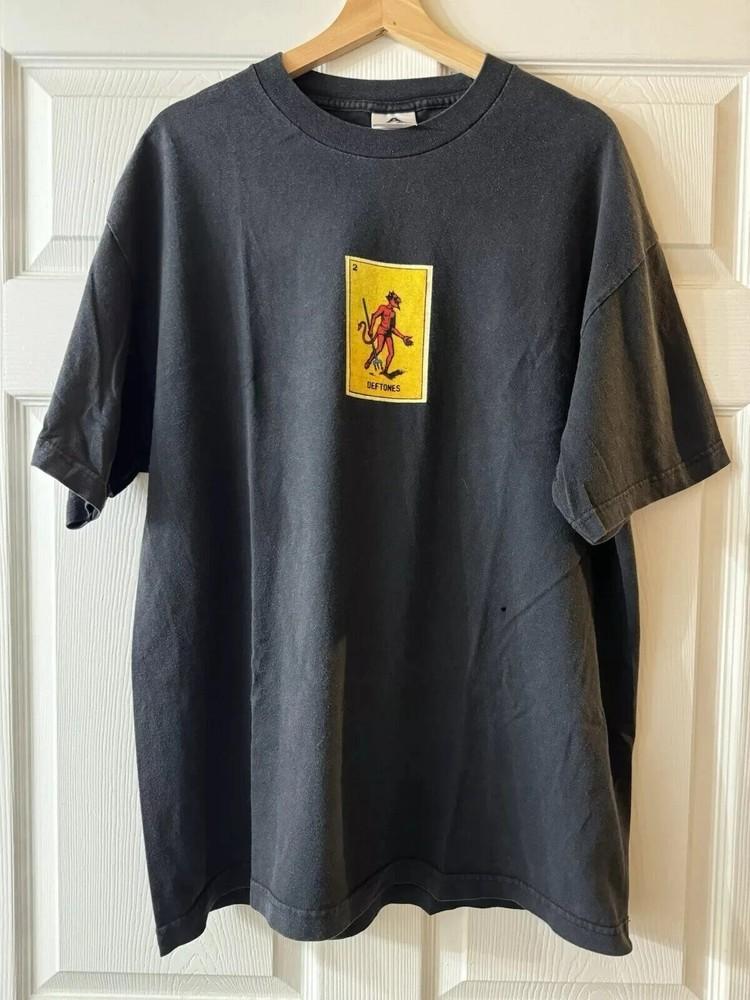 Vintage Deftones Tarot Card Shirt Gift For Men Women Unisex Reprint S5XL