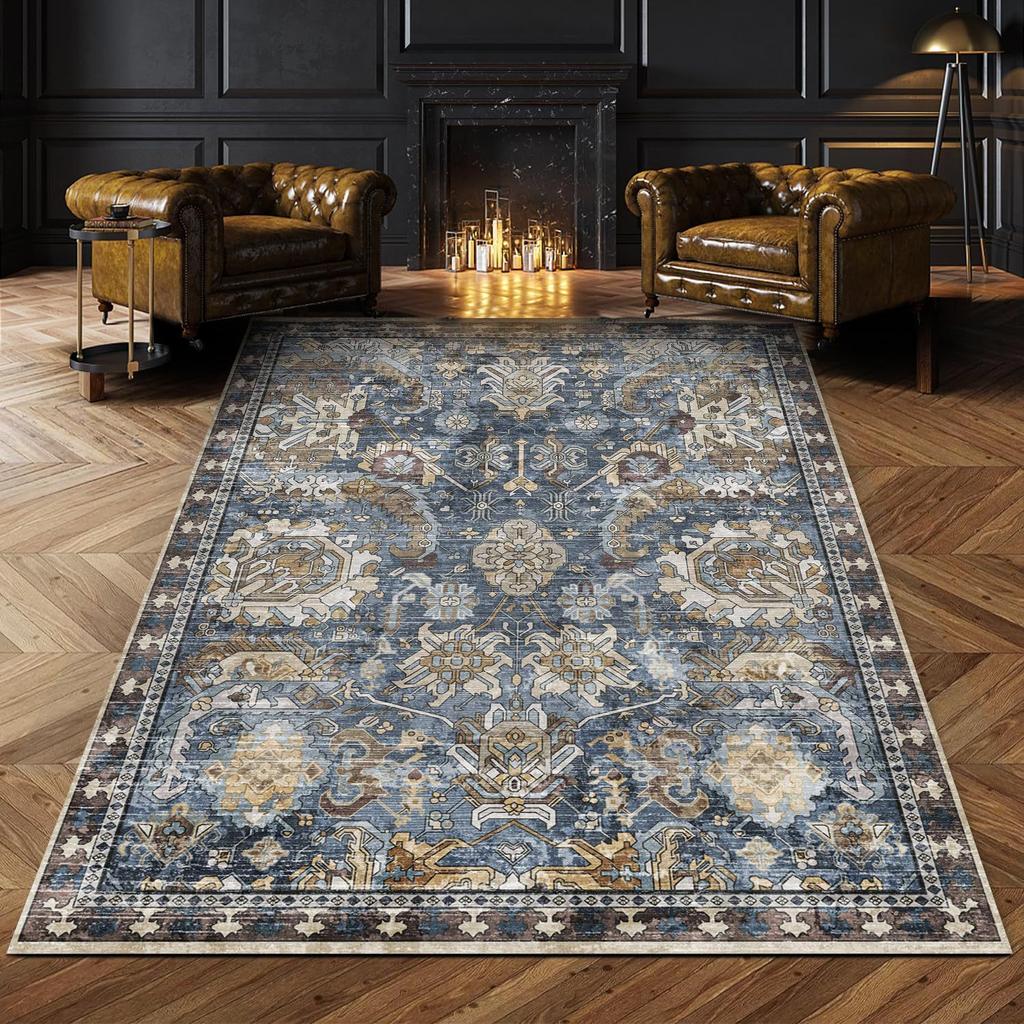 Ковер для гостиной, устойчивый к грязи и износу, коврик для журнального столика, украшение для спальни, простой в уходе ковер у кровати