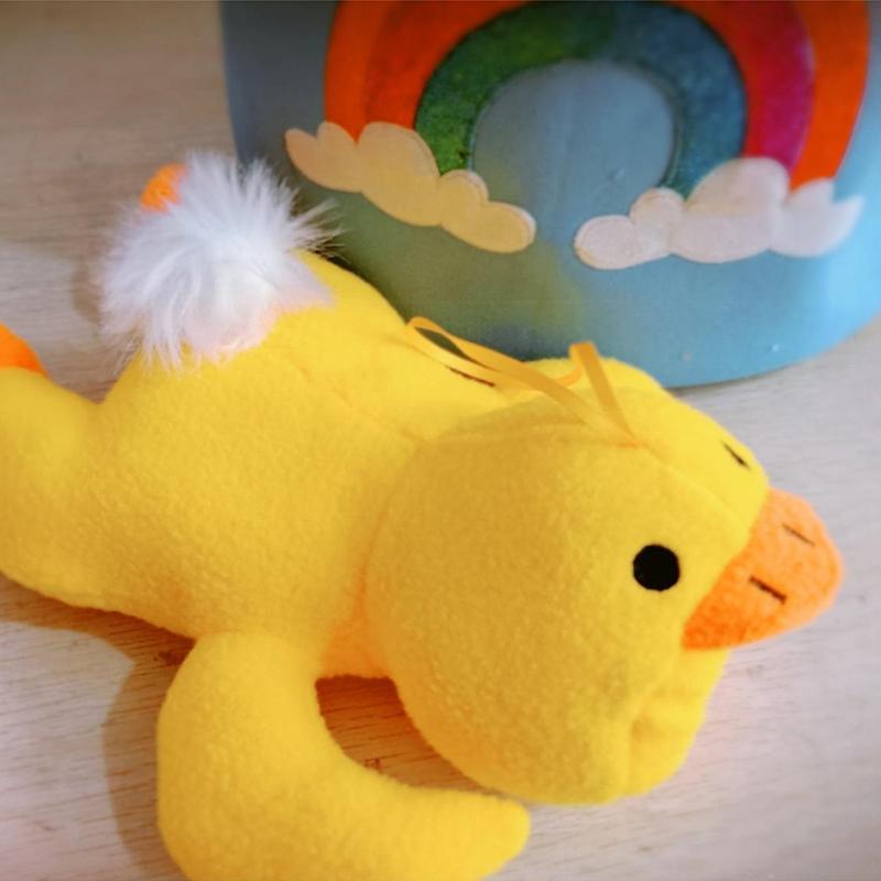 Сумка для бутылочек для кормления, чехол для бутылочки с утиным молоком, игрушки Kawaii, плюшевый кролик, детская бутылочка для кормления, сумка для поддержания температуры, инструмент для кормления ребенка