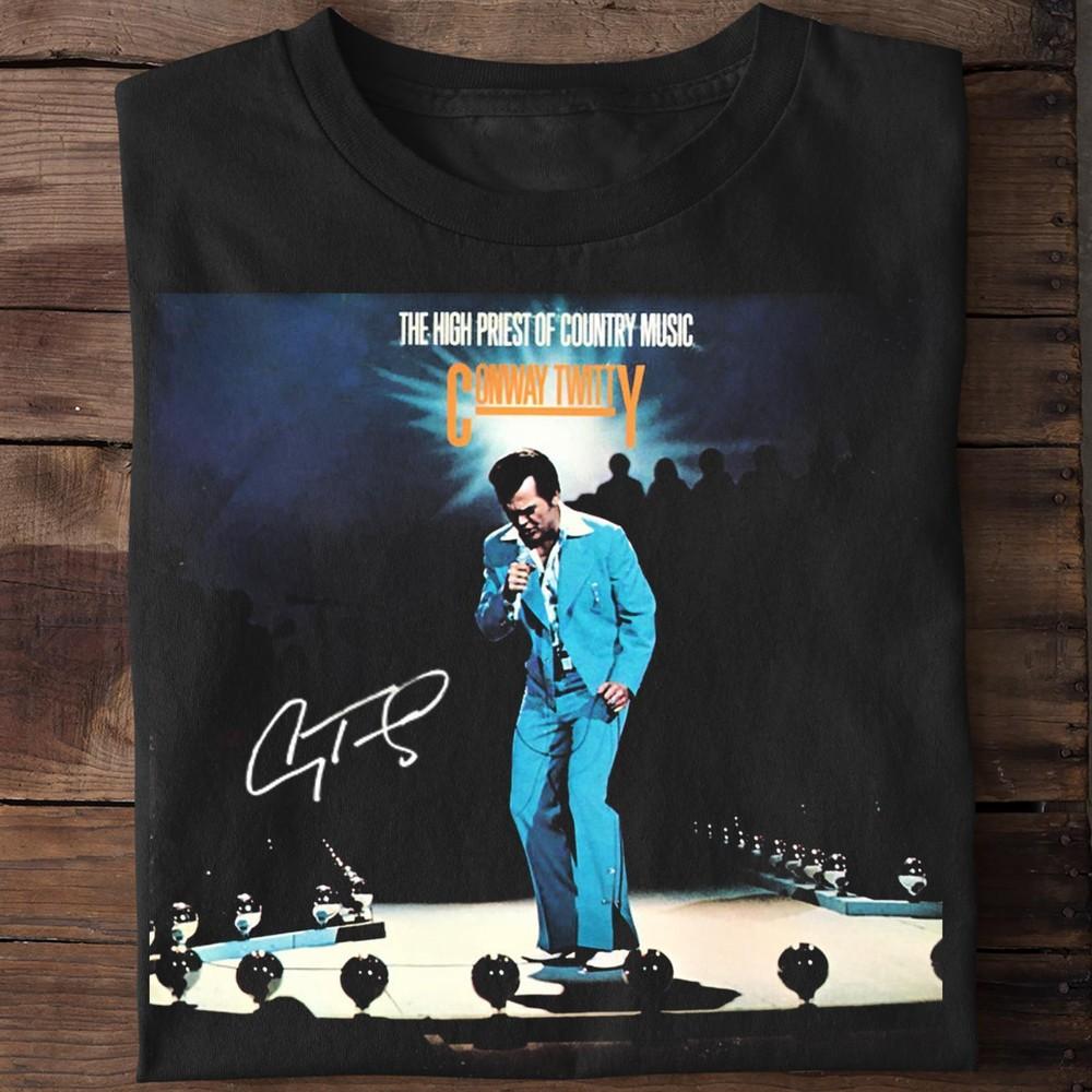 The High Priest Of Country Music Conway Twitty Gift For Fan S to 5XL T-shirt Unisex T-Shirt
