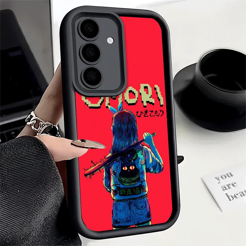 Чехол для телефона для Samsung Galaxy A17 A16 A15 A14 A13 O-Omori Мультяшная игра A56 A36 A26 A55 A35 A25 A54 A34 A24 A53 A33 A23 A07 A06