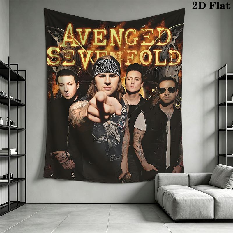 Sevenfold Shadows Light Tapestry Fashion Print Background Cloth Soft Home Decor Atmospheric Background Cloth