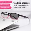 Progressive Lenses Reading Glasses Women Men Anti-Blue Light Photochromic Multifocal Far And Near Vision Eyeglasses