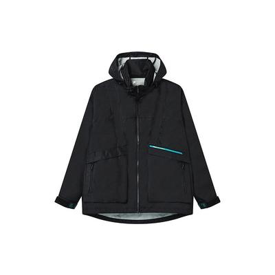 Fila Серия Sports Lifestyle FW22 Однотонная куртка с капюшоном на молнии Мужские куртки Черный F51M239708F-BK