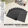10Pcs Magnetic Picture Frames Magnetic Photo Pocket Reusable Magnetic Sign Holder Clear PVC Magnetic Photo Frame