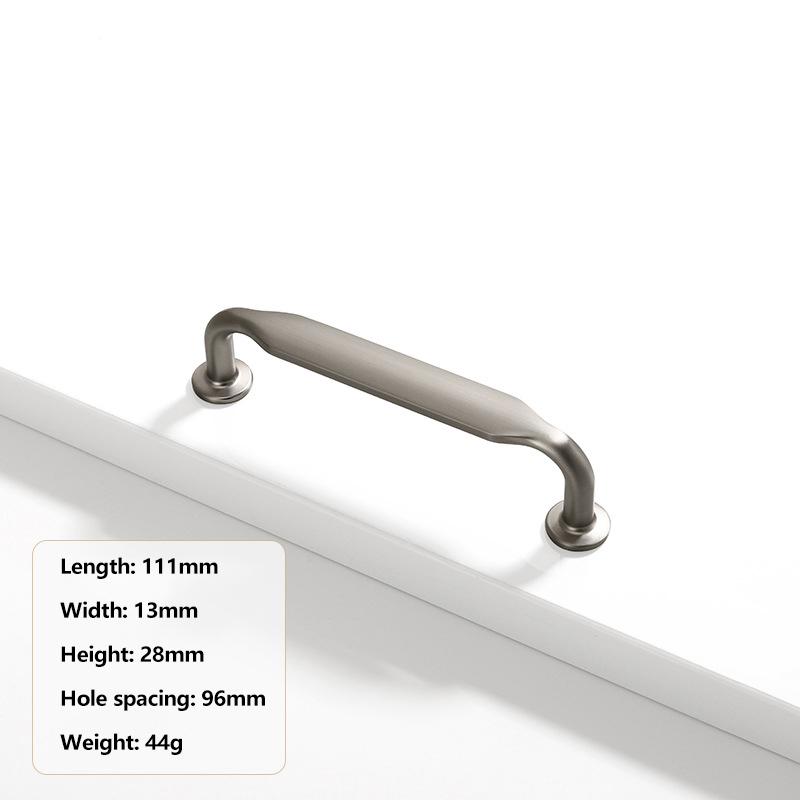 Zinc Alloy Cabinet Door Handle Kitchen Cabinet Drawer Wardrobe Door Knob Hardware For Cabinet, Drawer, Wardrobe Decoration
