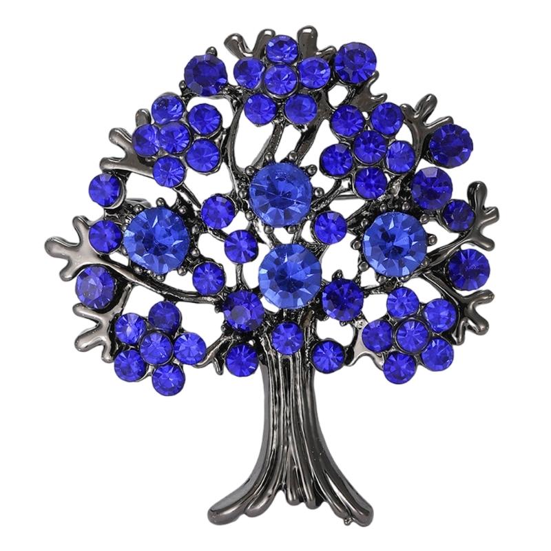 Elegant Tree Brooch Pin Distinctive Tree Clothing Lapel Pin Essential Fashion Brooch Accessory
