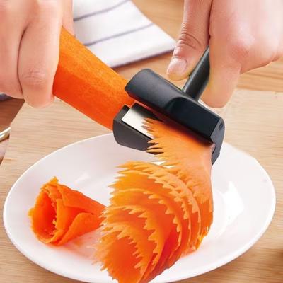 Спиральный резак, морковь, редис, картофелерезка, овощечистка для фруктов, устройство для резки цветов, кухонный инструмент для нарезки овощей, инструмент 5 79 покупки