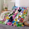 Mickey & Minnie Blanket - Soft, Warm Flannel Throw for Couch, Bed, Travel, Camping | All-Season Cozy Nap Blanket