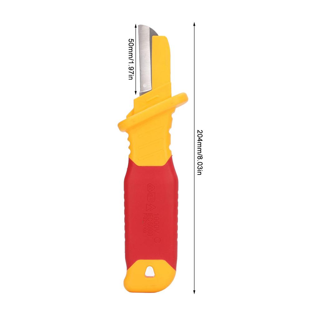 Cable Sheath Stripping Knife 1000V High Voltage Resistance Anti Magnetic Insulation Electrician