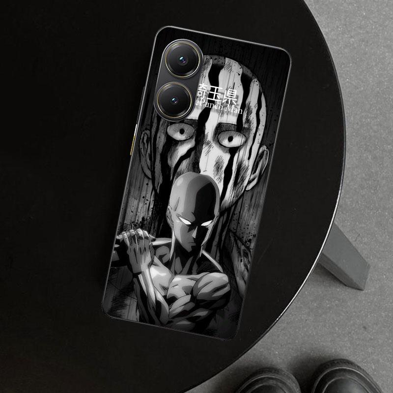Чехол-бампер One P-Punch-Man Saitama King для Xiaomi Poco X6 X5 X7 Pro F7 Ultra Redmi 15C 15 13C 13 12C 12 10C 10 10A 9C 9A