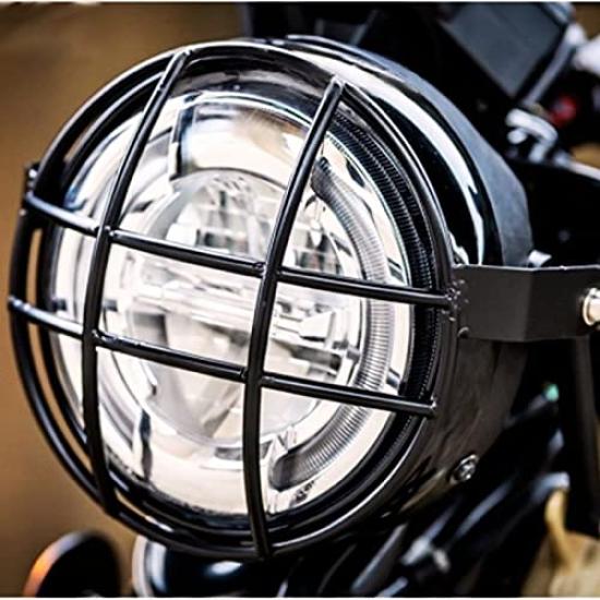 Защита фары Diabolus для Honda Hunter Cub CT125 CT14 Diablo Custom Works Стальная крышка фары Для CT125