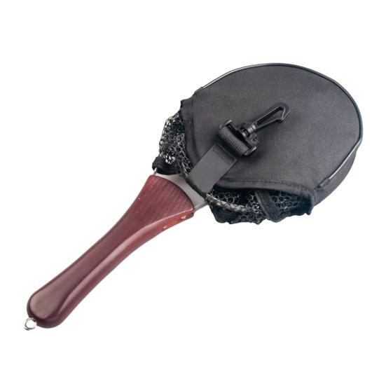 Fishing Net Bass Trout Landing Net with Wooden Handle Foldable Design Lightweight Portable Fish Catching Net