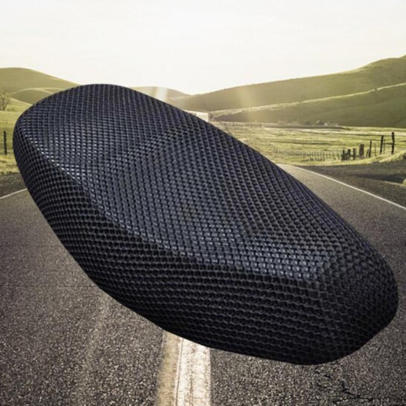 Чехол на сиденье мотоцикла с 3D-сеткой, защитный чехол для сиденья, противоскользящая подушка, сетка, противоскользящая накладка, чехол для сиденья, аксессуары для мотоциклов