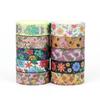 NEW 1PC 10M Deco Flowers Cactus Plants Traditional Tulip Washi Tape Set for Scrapbooking Journaling Masking Tape Cute Stationery