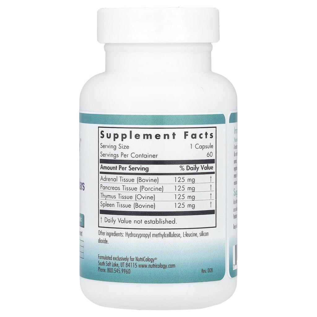 Immoplex Glandular, 60 Veggie Capsules