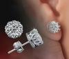 Korean Minimalist Crystal Zircon Crown Earrings for Women