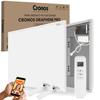 CRONOS Graphene PRO CGP-300TWP Белый ИК-обогреватель Комплект + Серебряные ножки БРЕНД