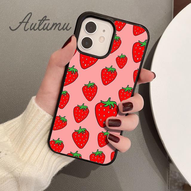 Чехол для телефона «Земляничные поля навсегда» для iPhone 11 12 13 14 Pro Max mini XR XS SE 2020 6S 7 8 Plus Samsung Galaxy S21 S22
